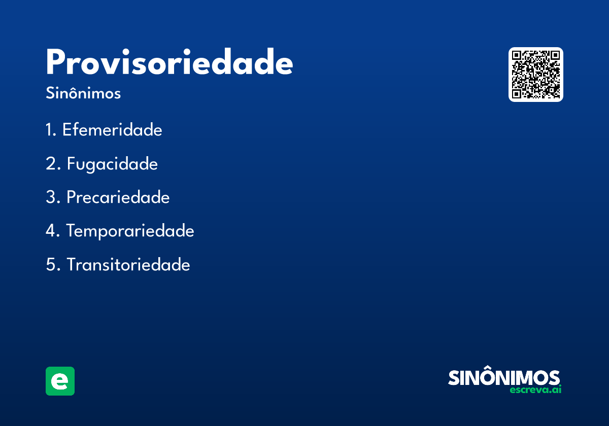provisoriedade