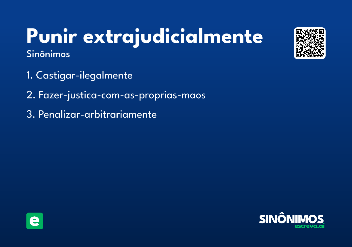 punir extrajudicialmente