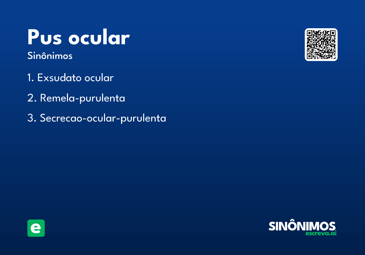 pus ocular