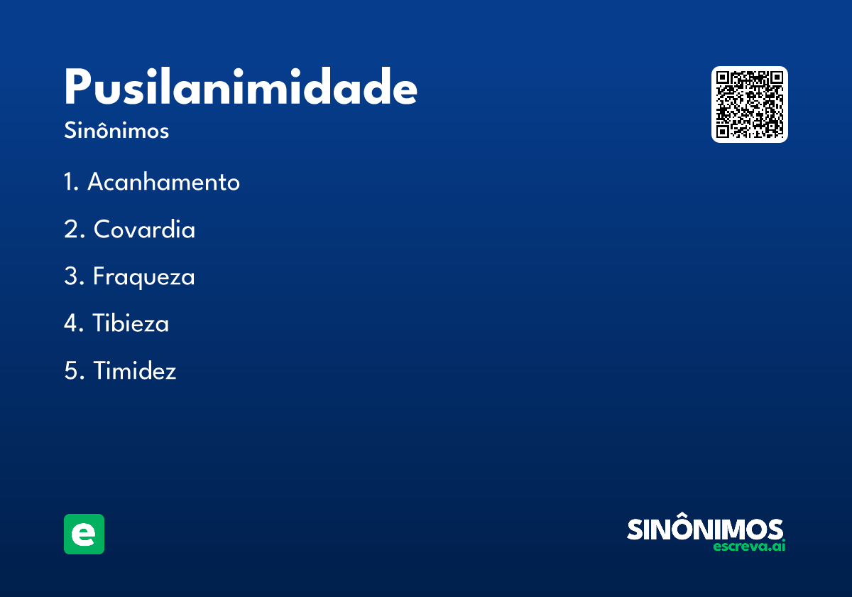 pusilanimidade