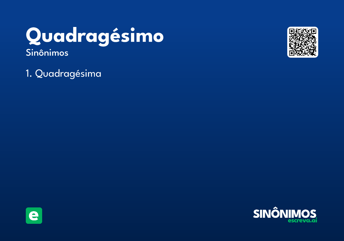 quadragésimo