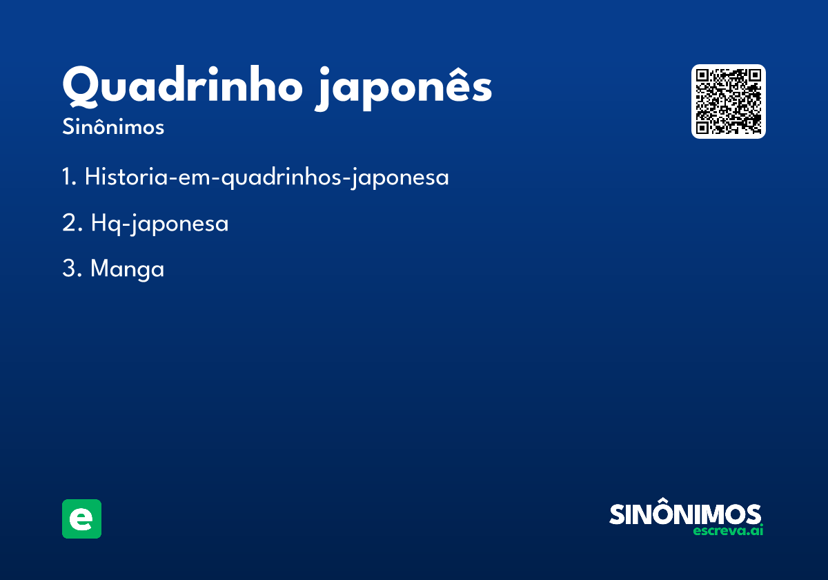 quadrinho japonês