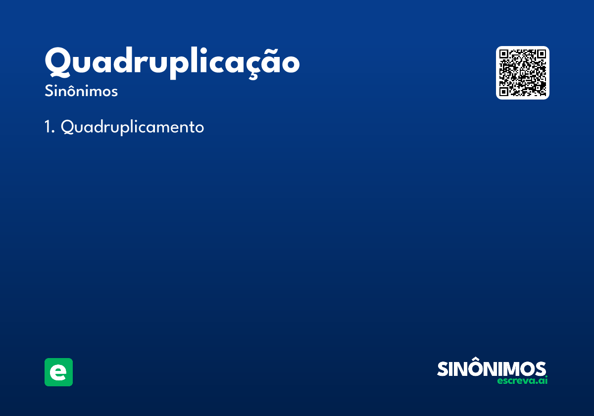 quadruplicação