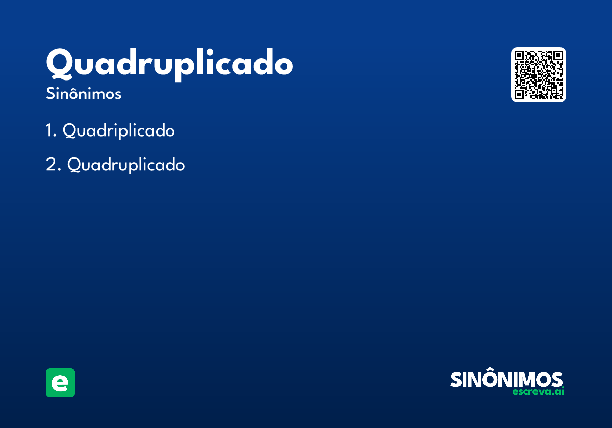 quadruplicado