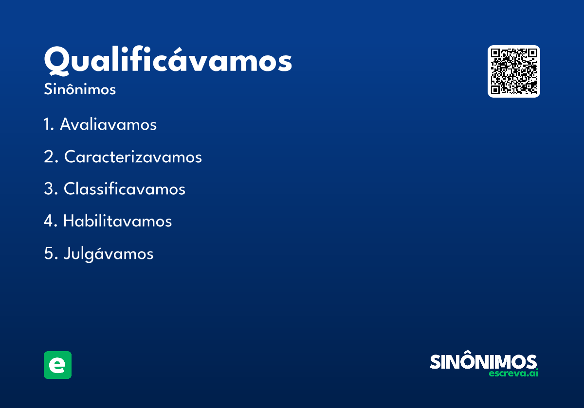 qualificávamos