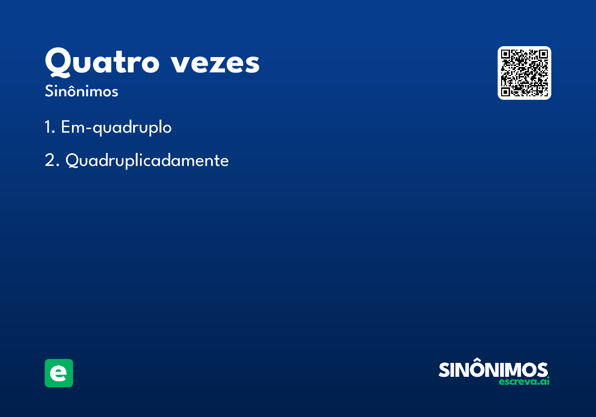 quatro vezes