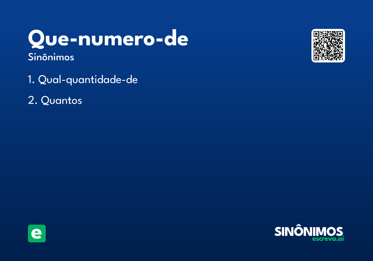 que-numero-de