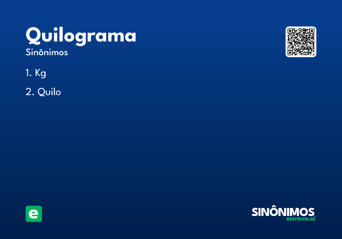 quilograma