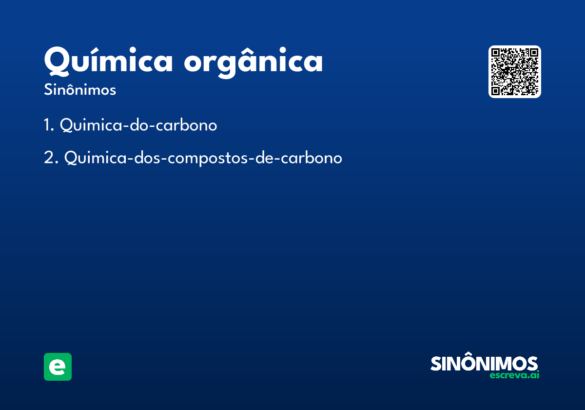 química orgânica