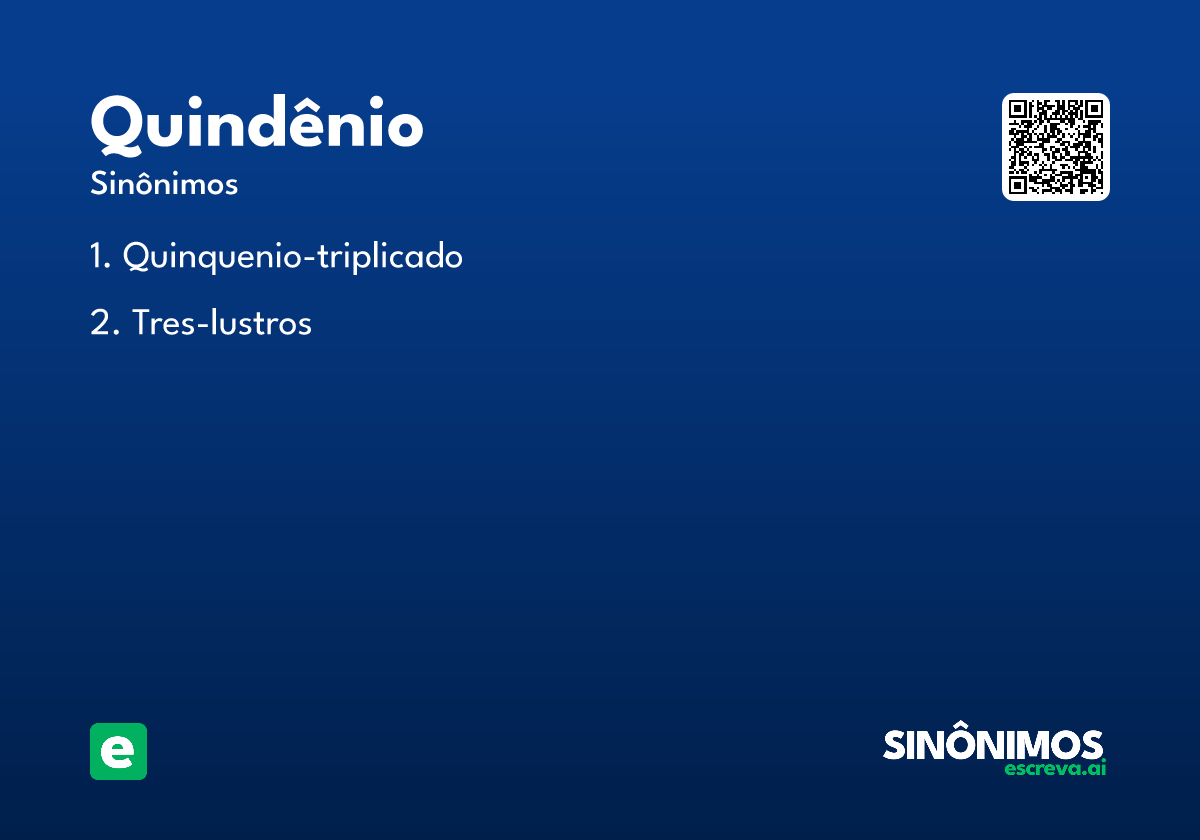 quindênio