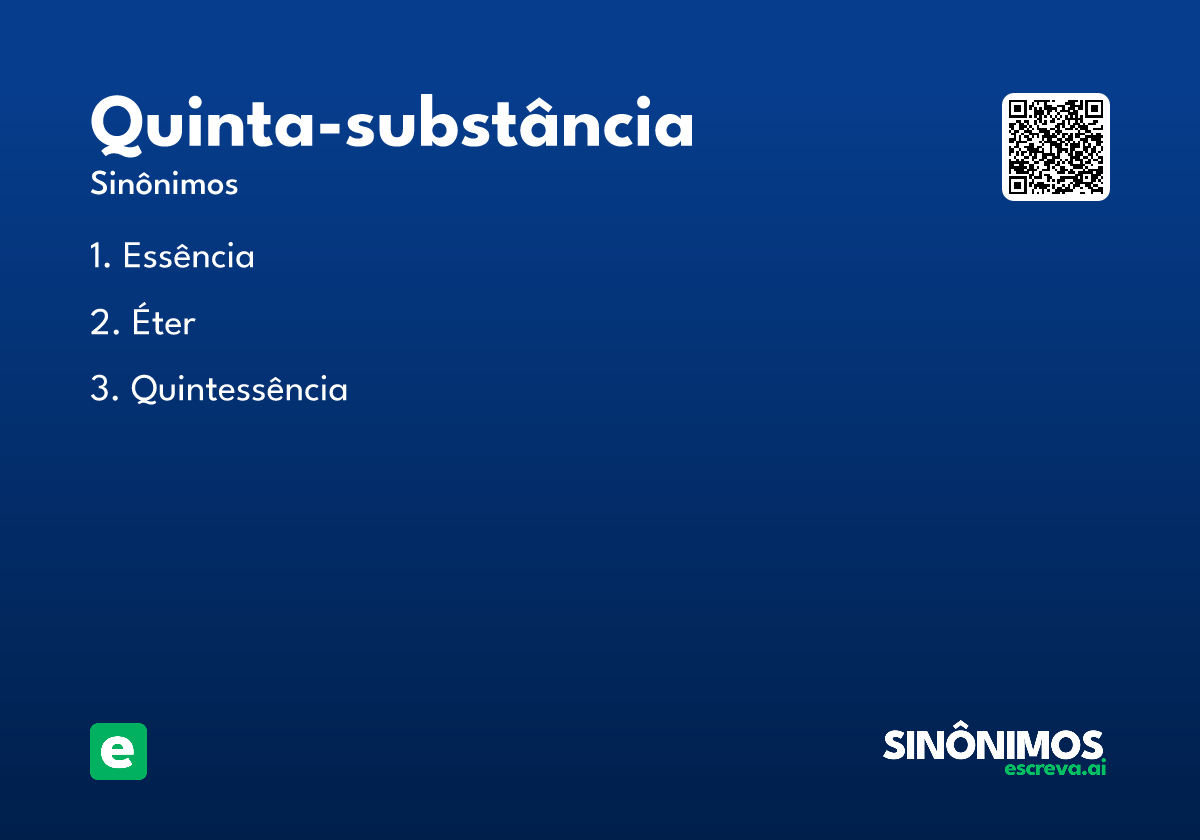 quinta-substância