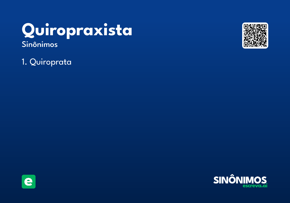 quiropraxista