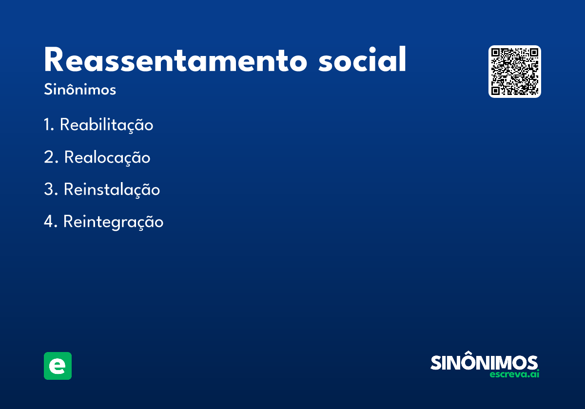 reassentamento social