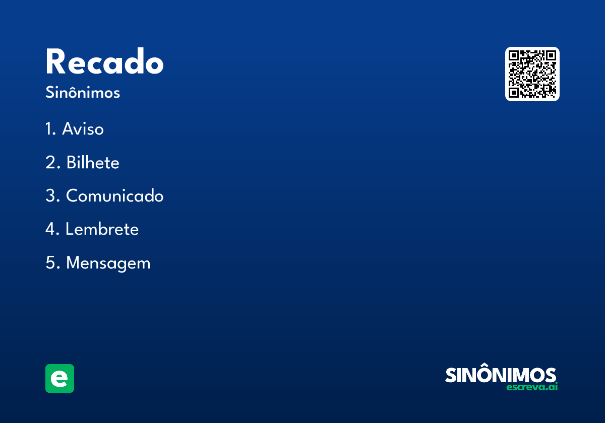 recado