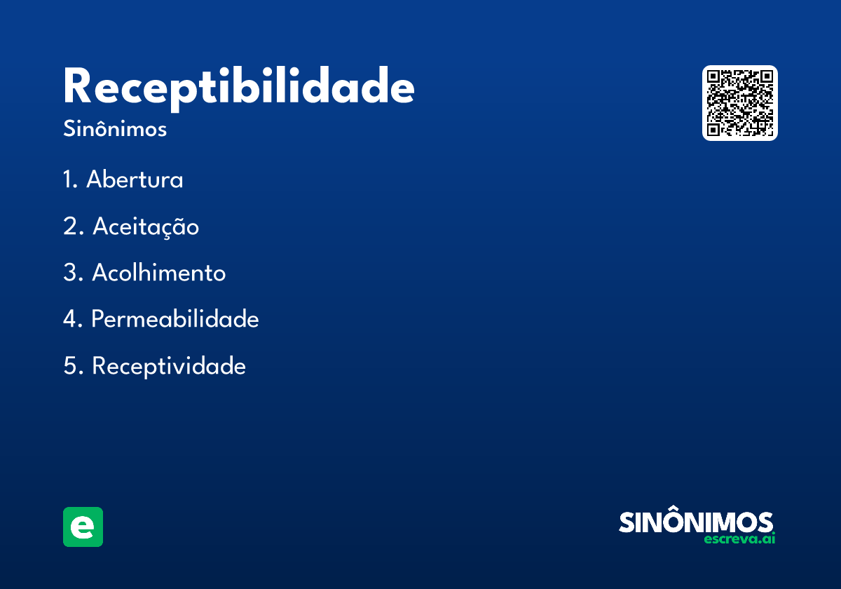 receptibilidade