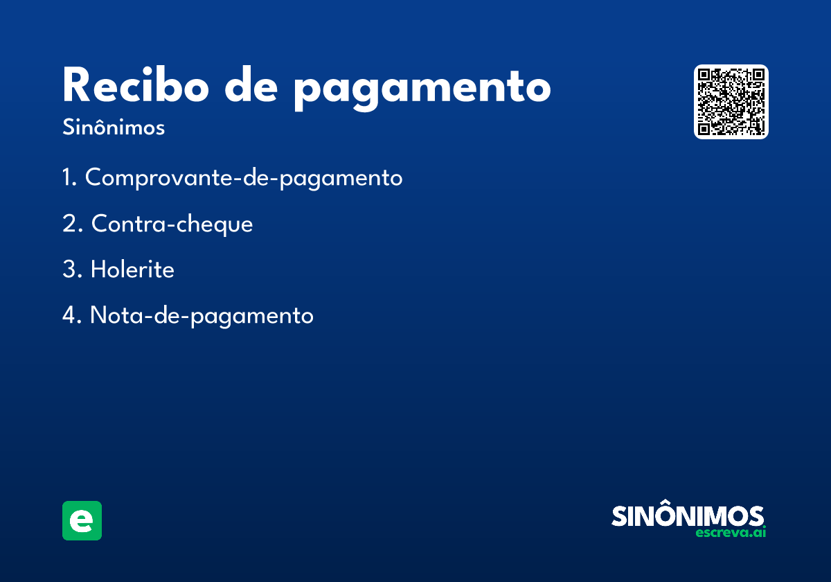 recibo de pagamento