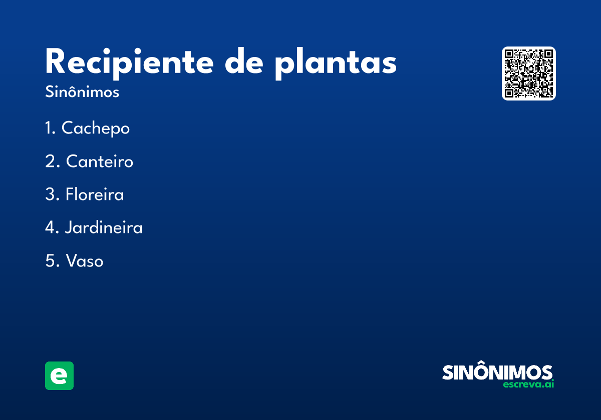 recipiente de plantas