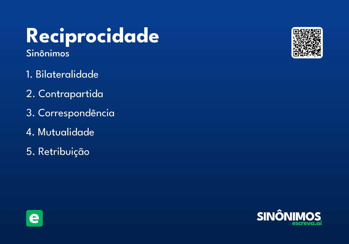 reciprocidade