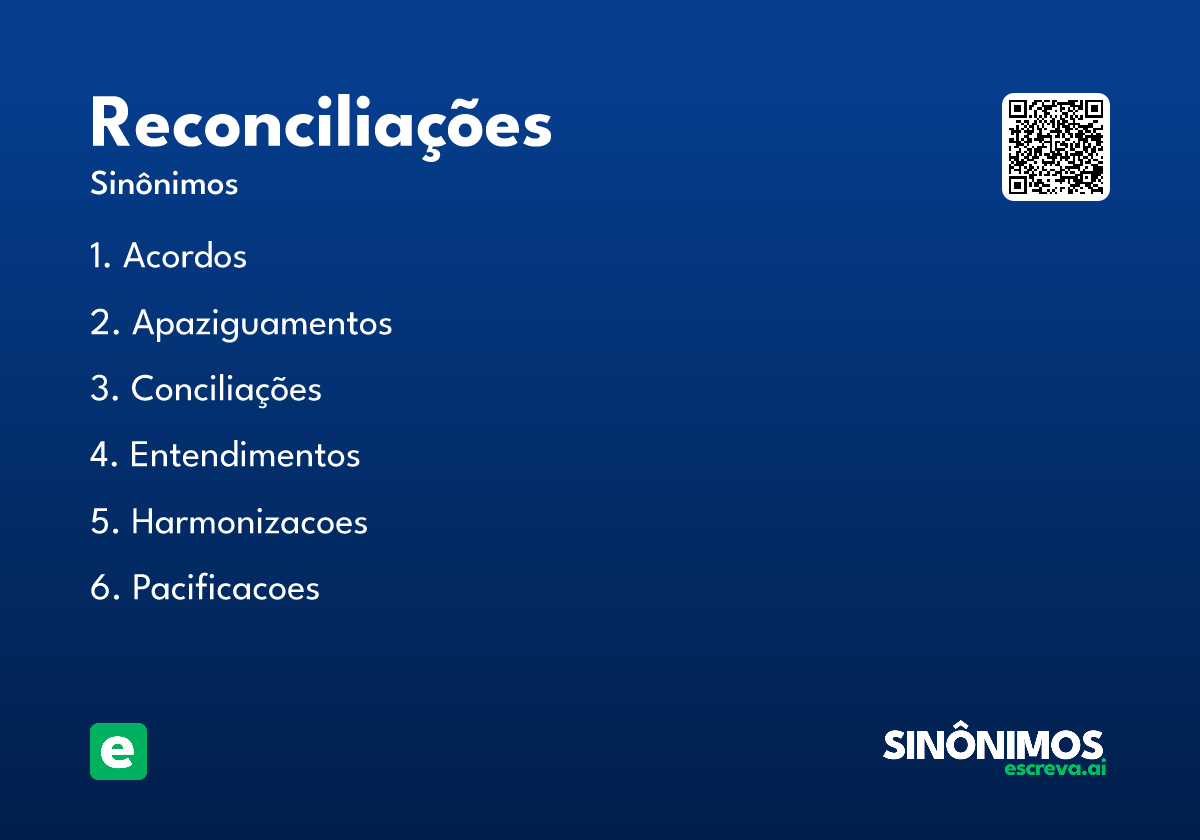 reconciliações