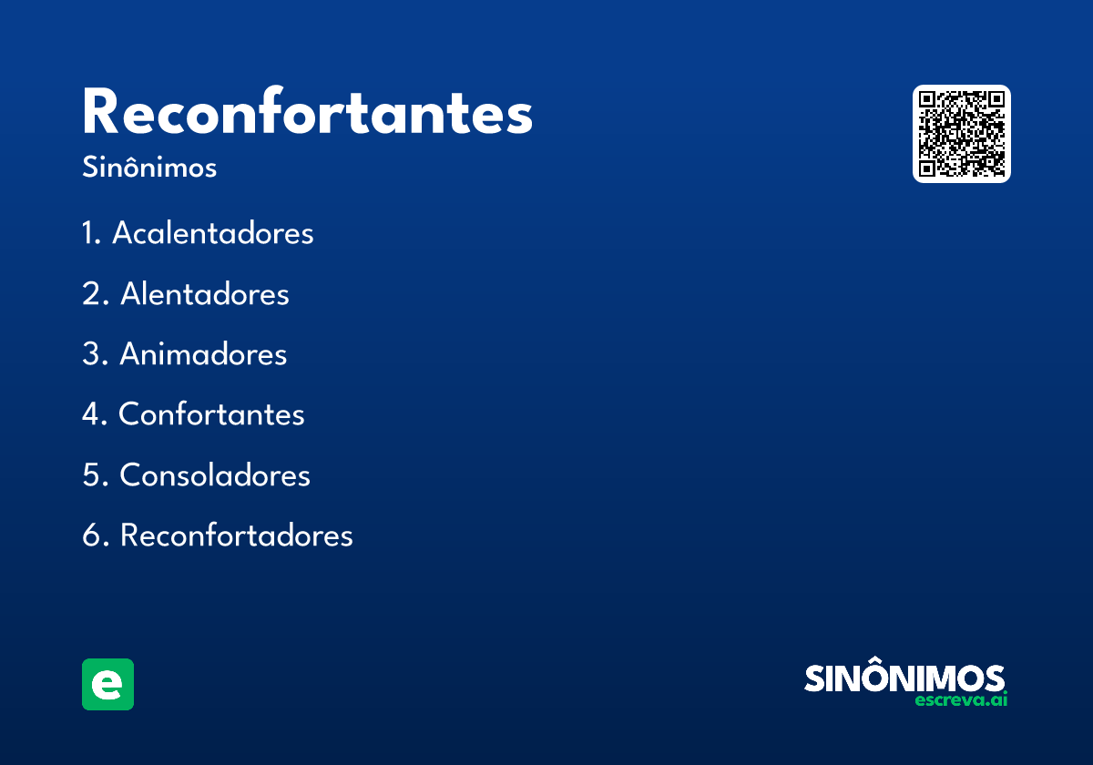 reconfortantes