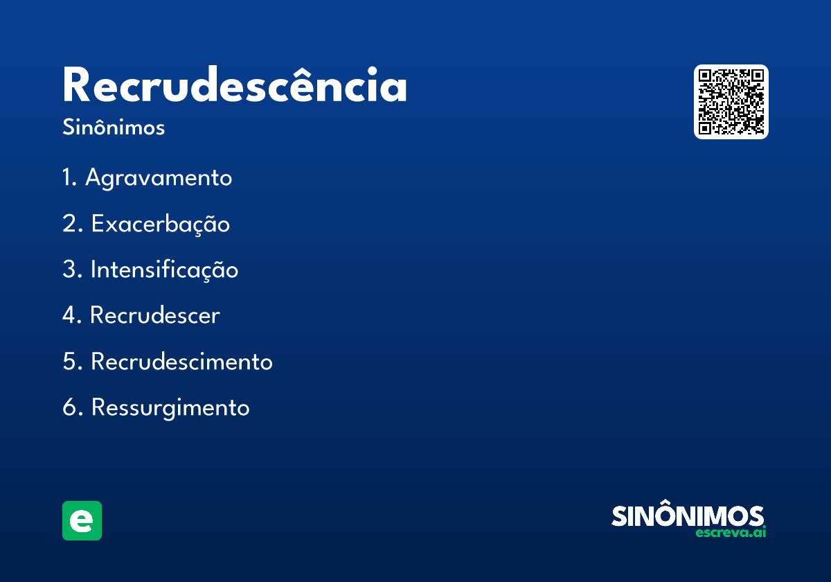 recrudescência
