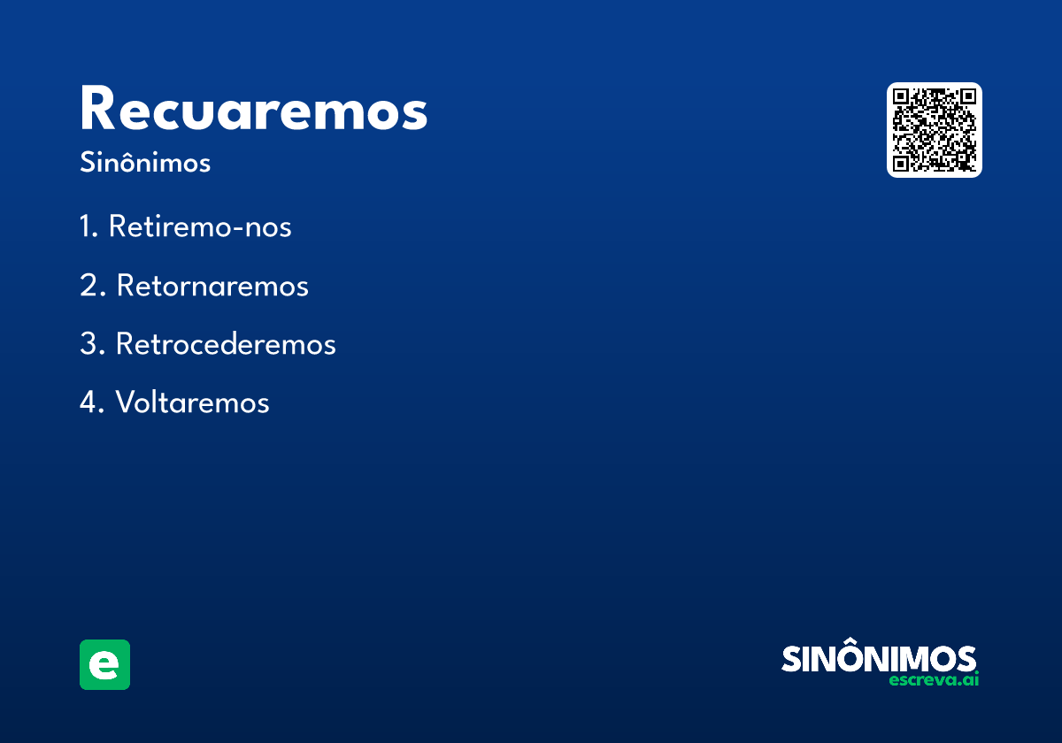 recuaremos