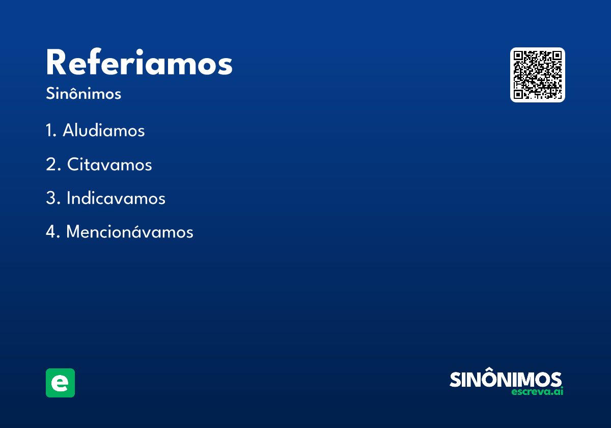 referiamos