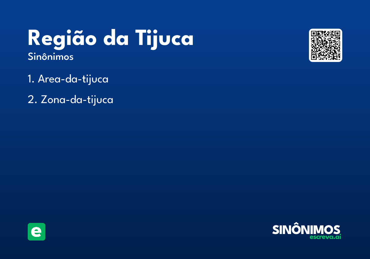 região da Tijuca