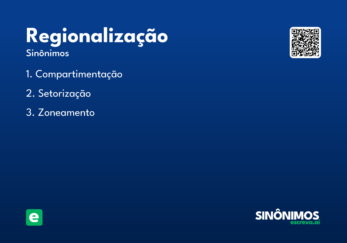 regionalização
