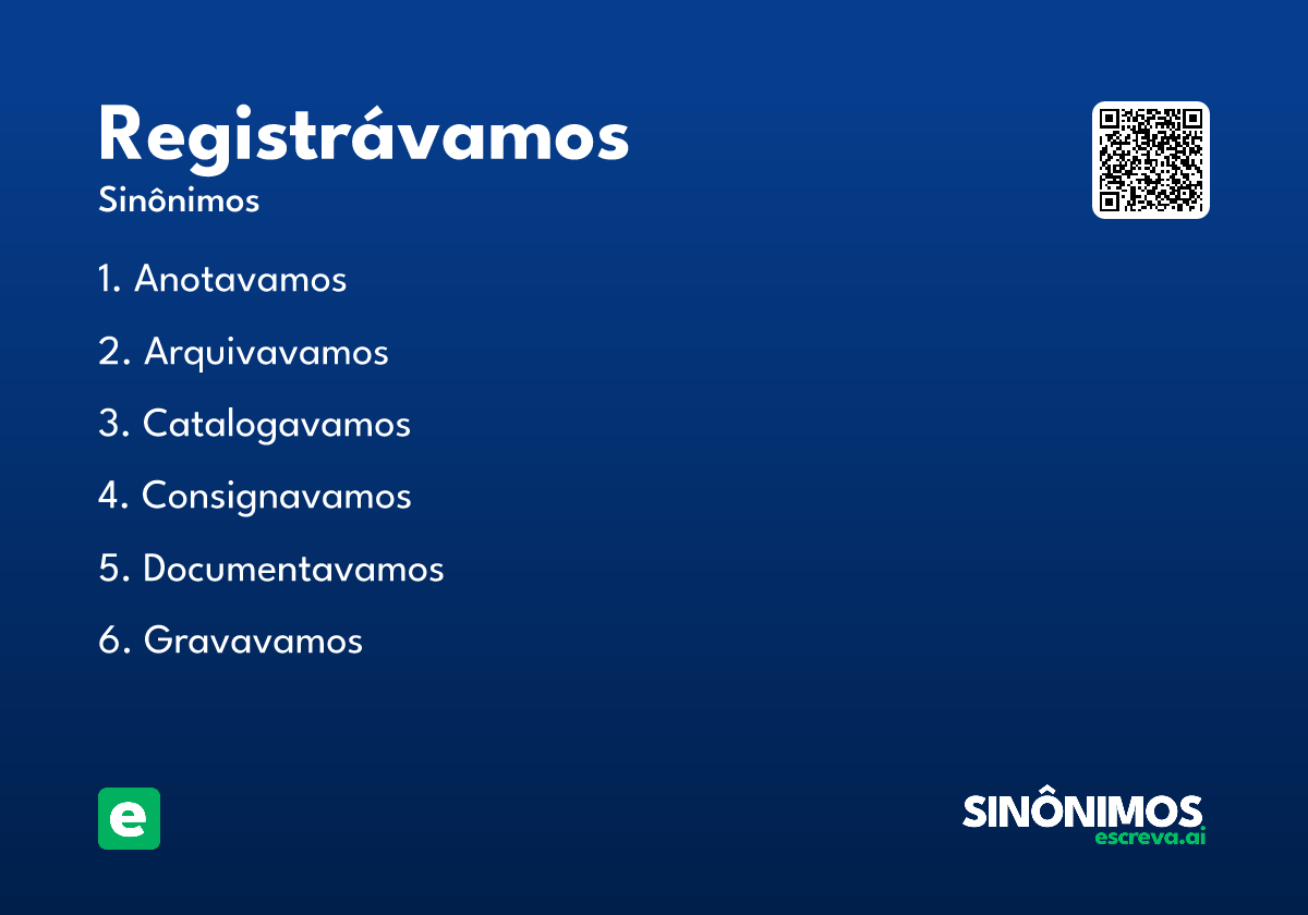 registrávamos