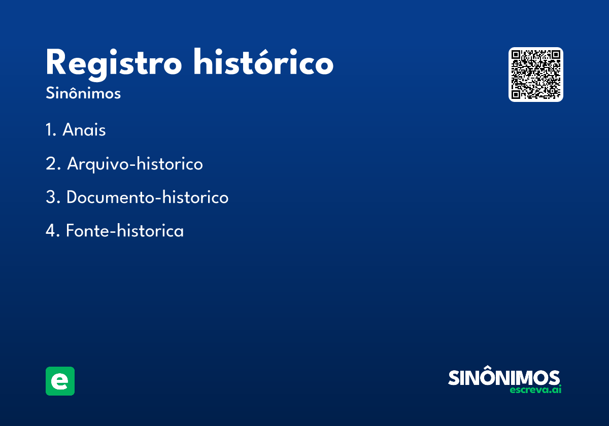 registro histórico