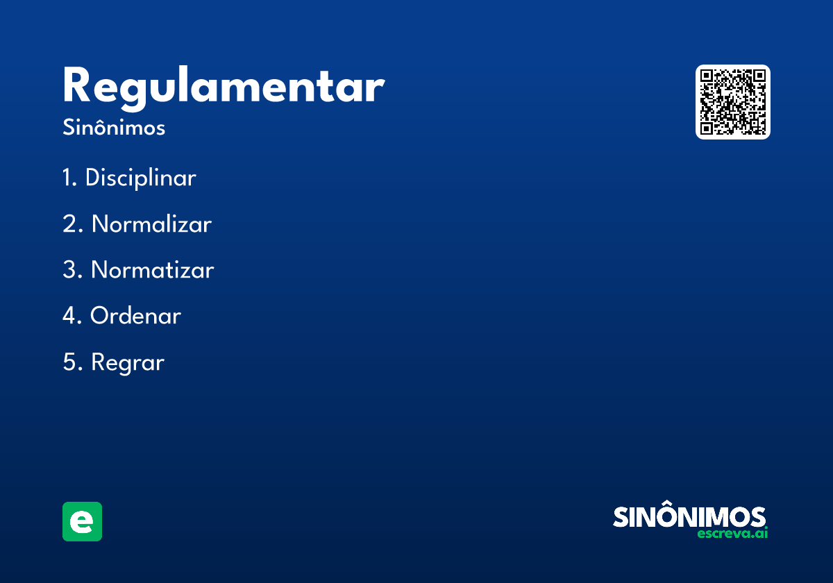 regulamentar