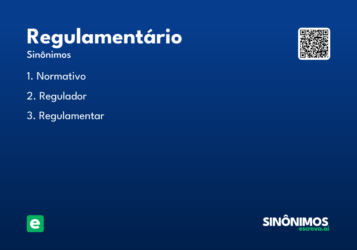 regulamentário