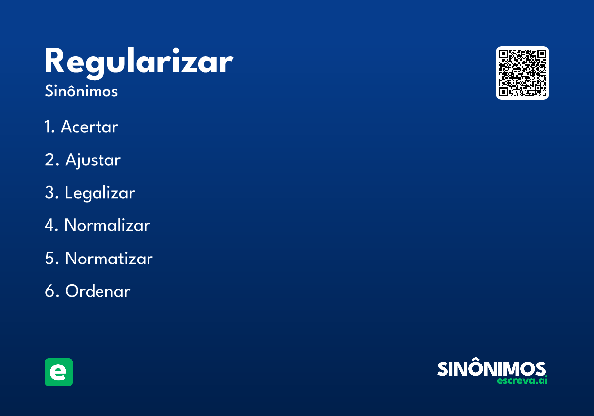 regularizar