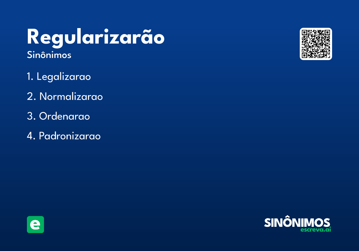 regularizarão