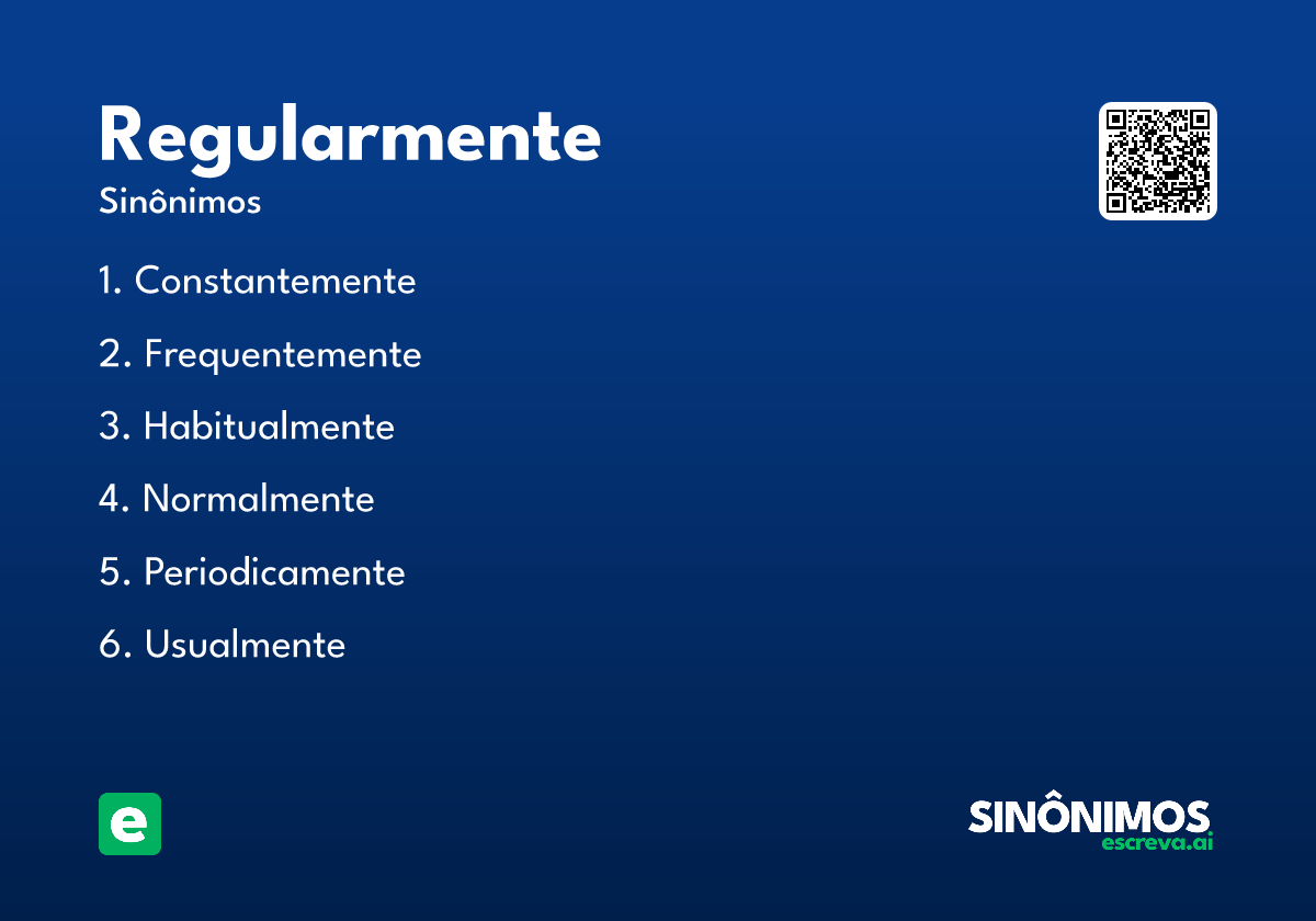 regularmente