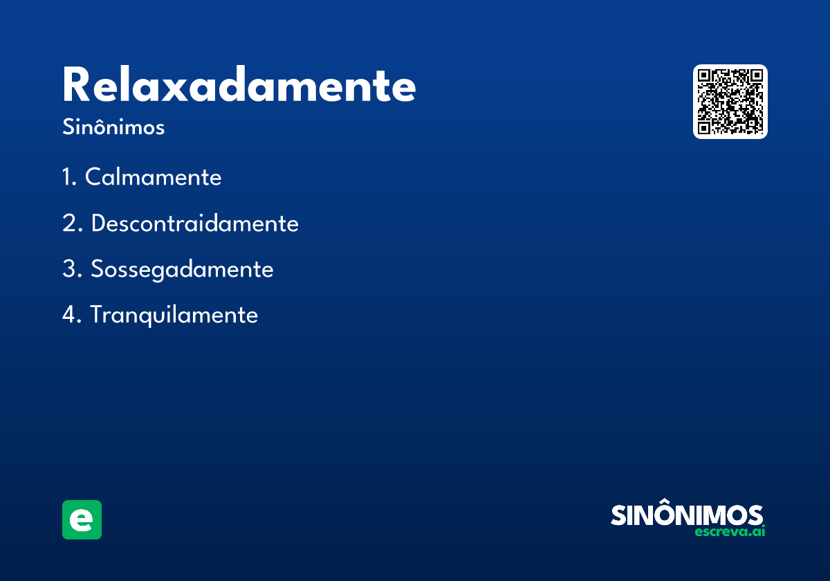 relaxadamente