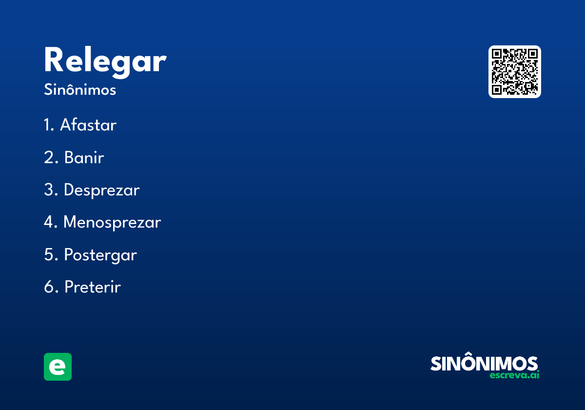 relegar