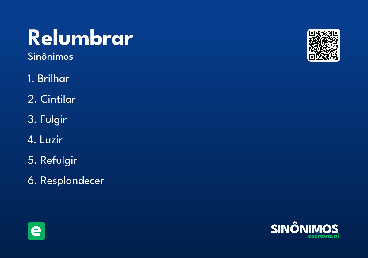 relumbrar