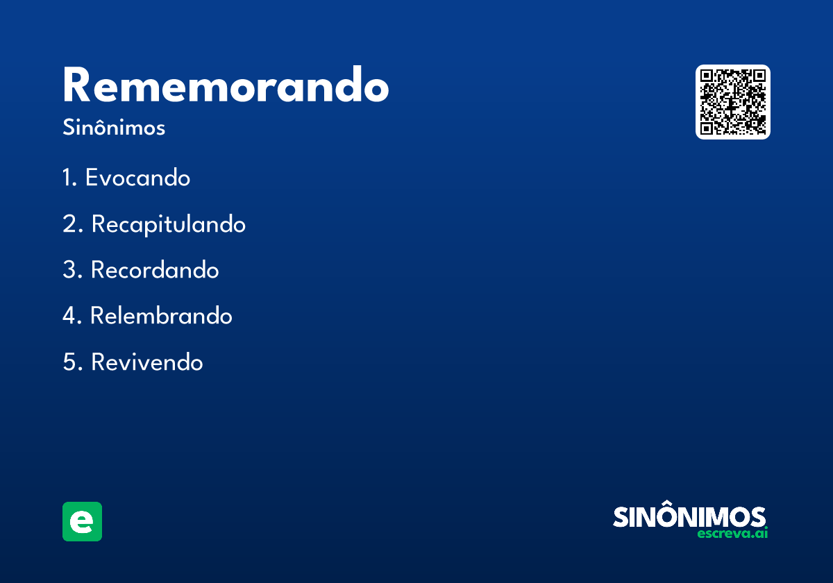 rememorando