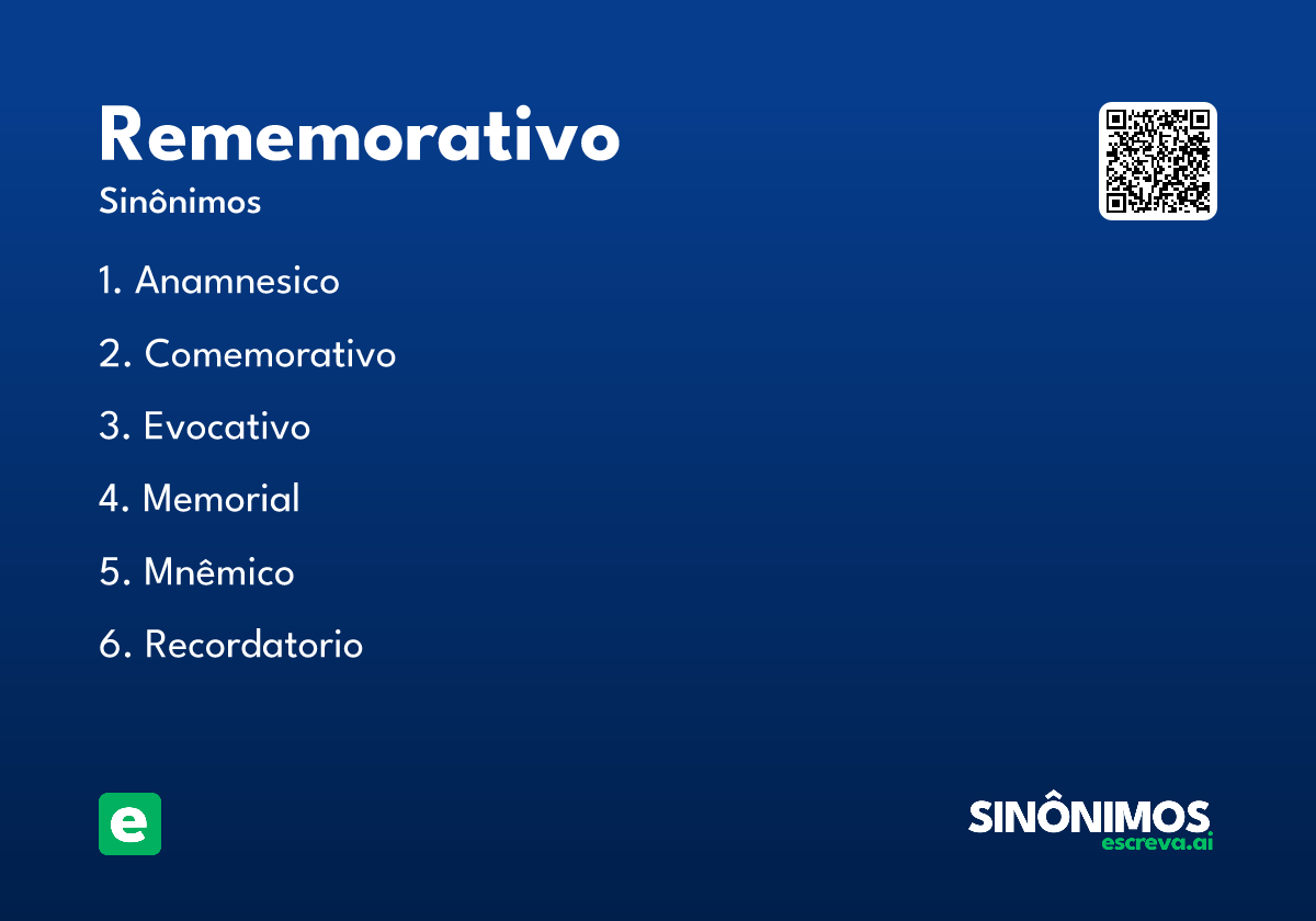 rememorativo
