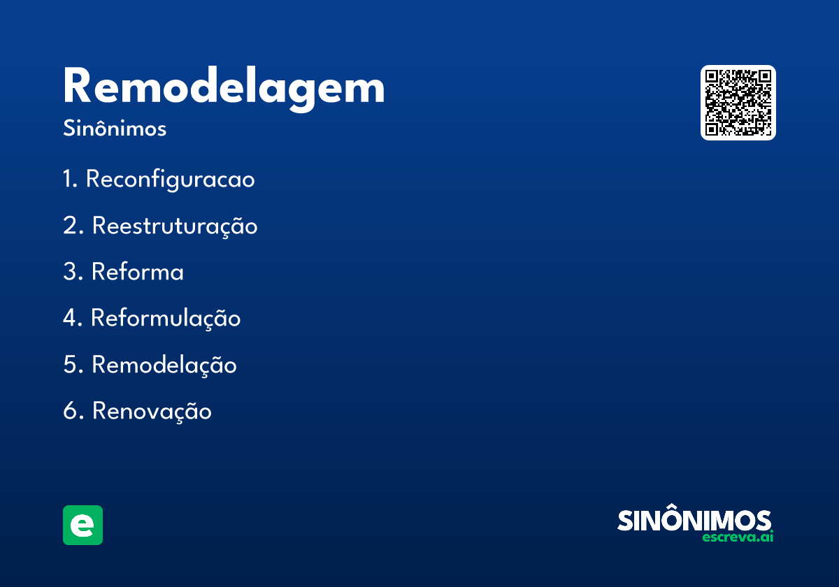 remodelagem