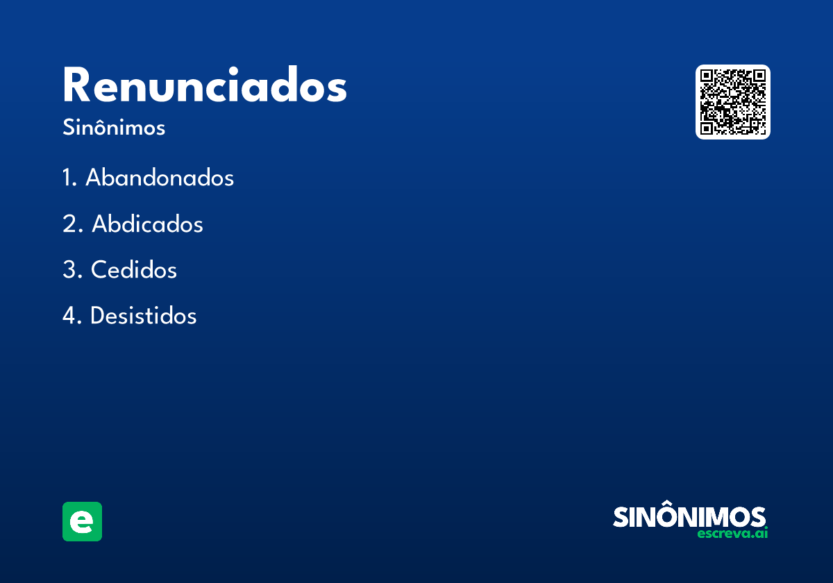 renunciados