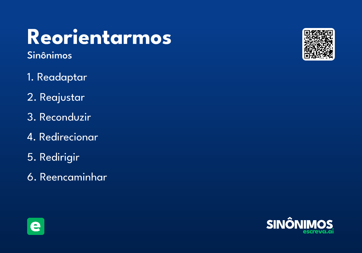 reorientarmos
