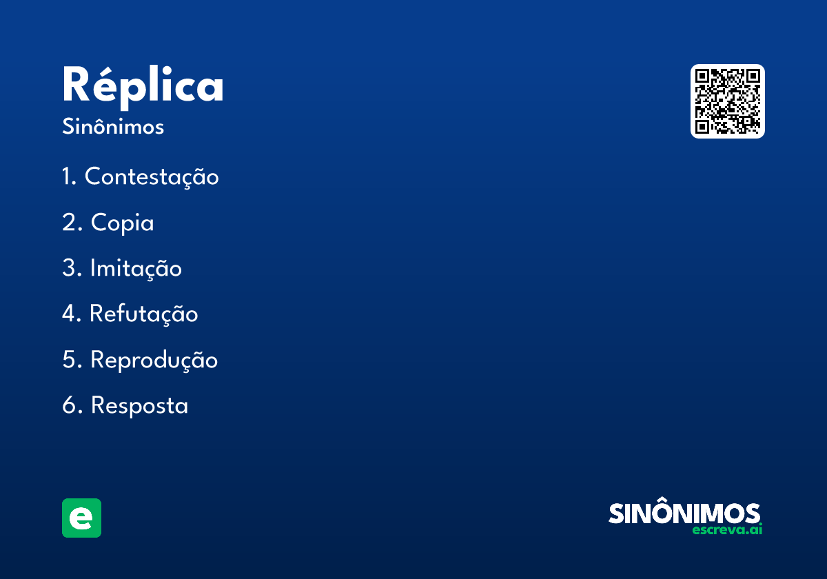 réplica
