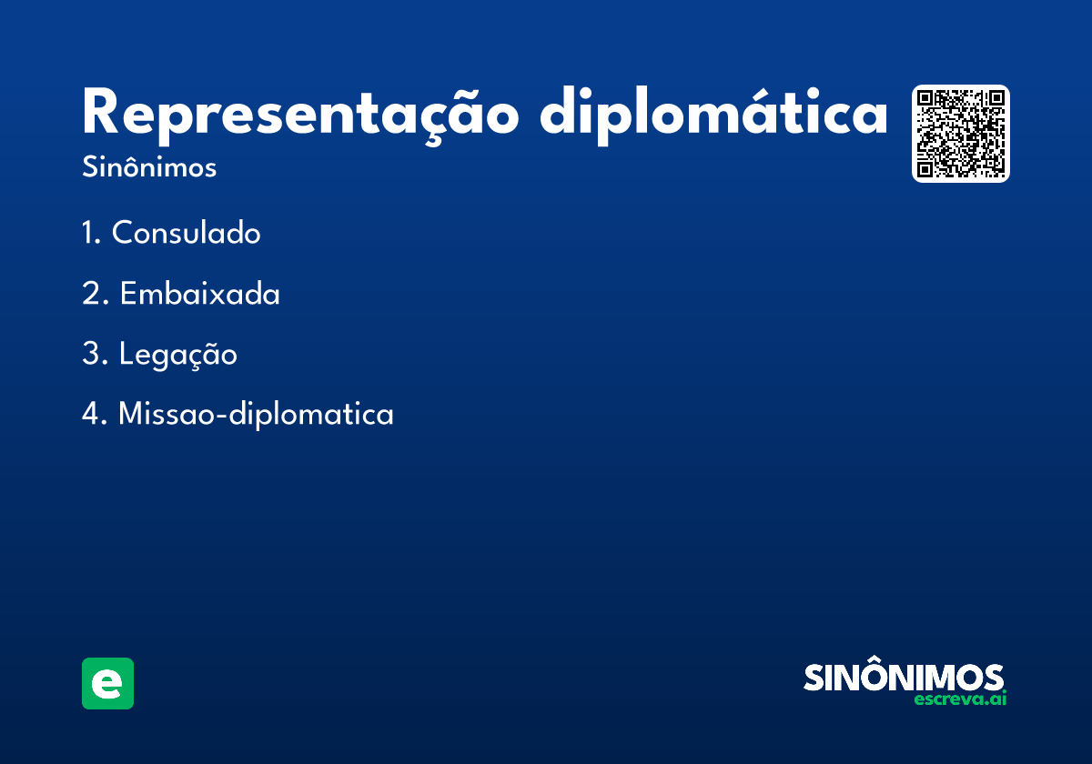 representação diplomática