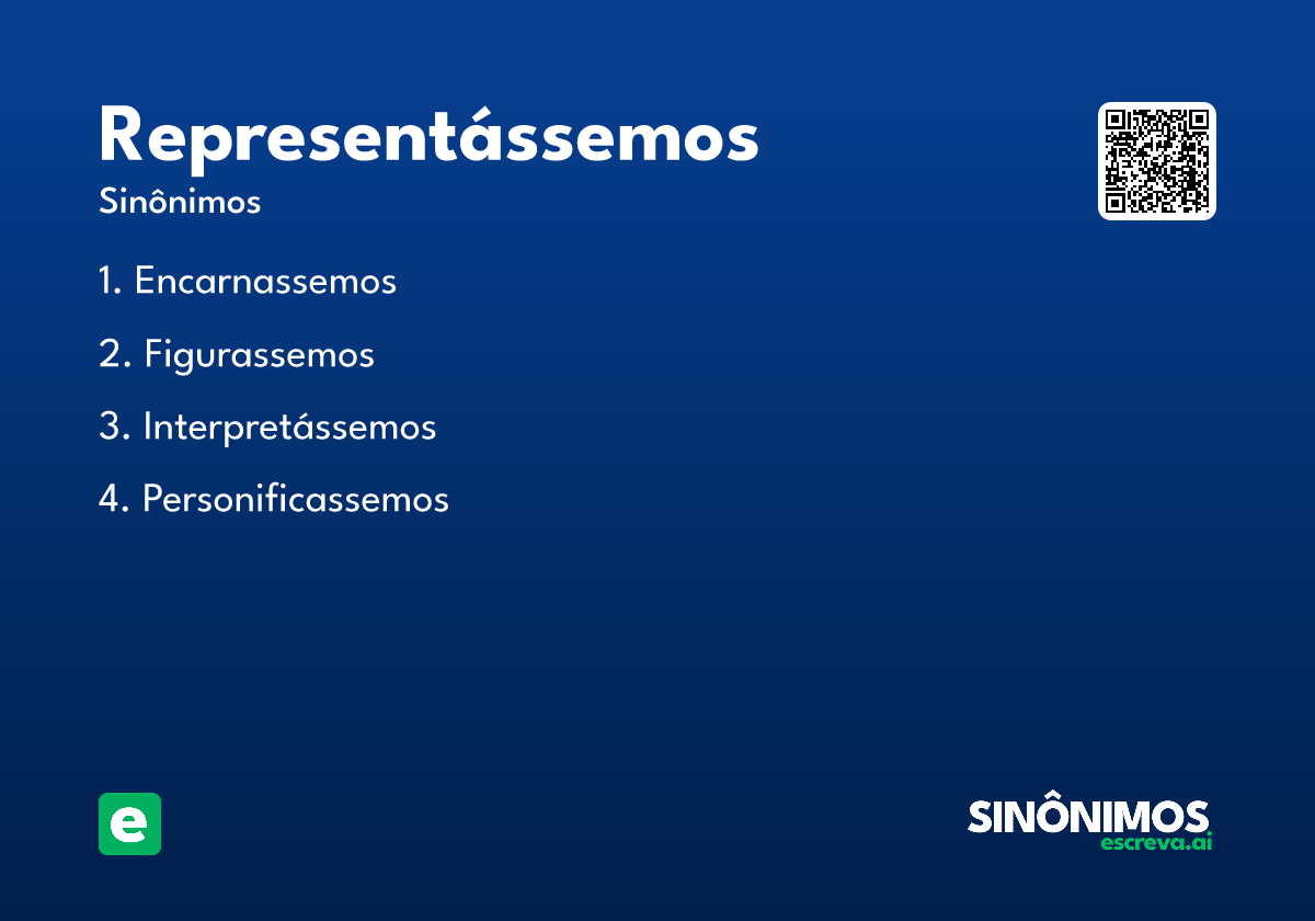 representássemos