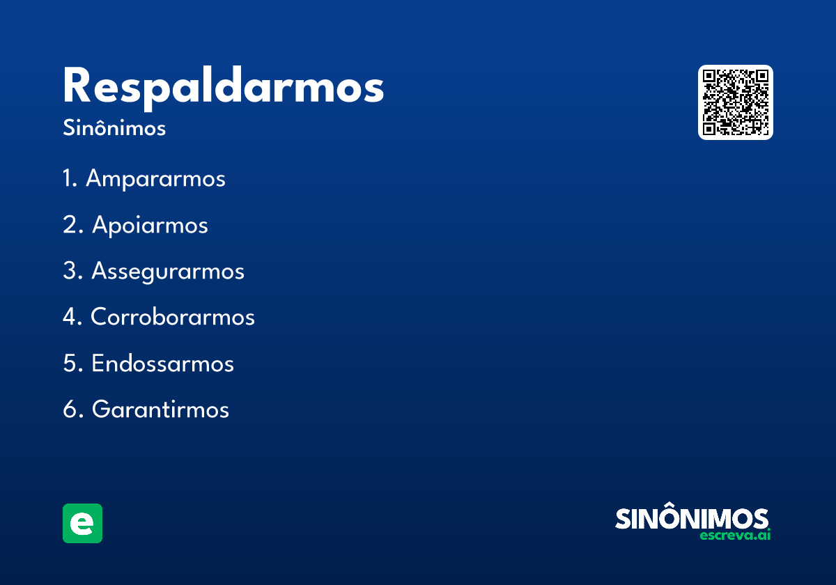 respaldarmos
