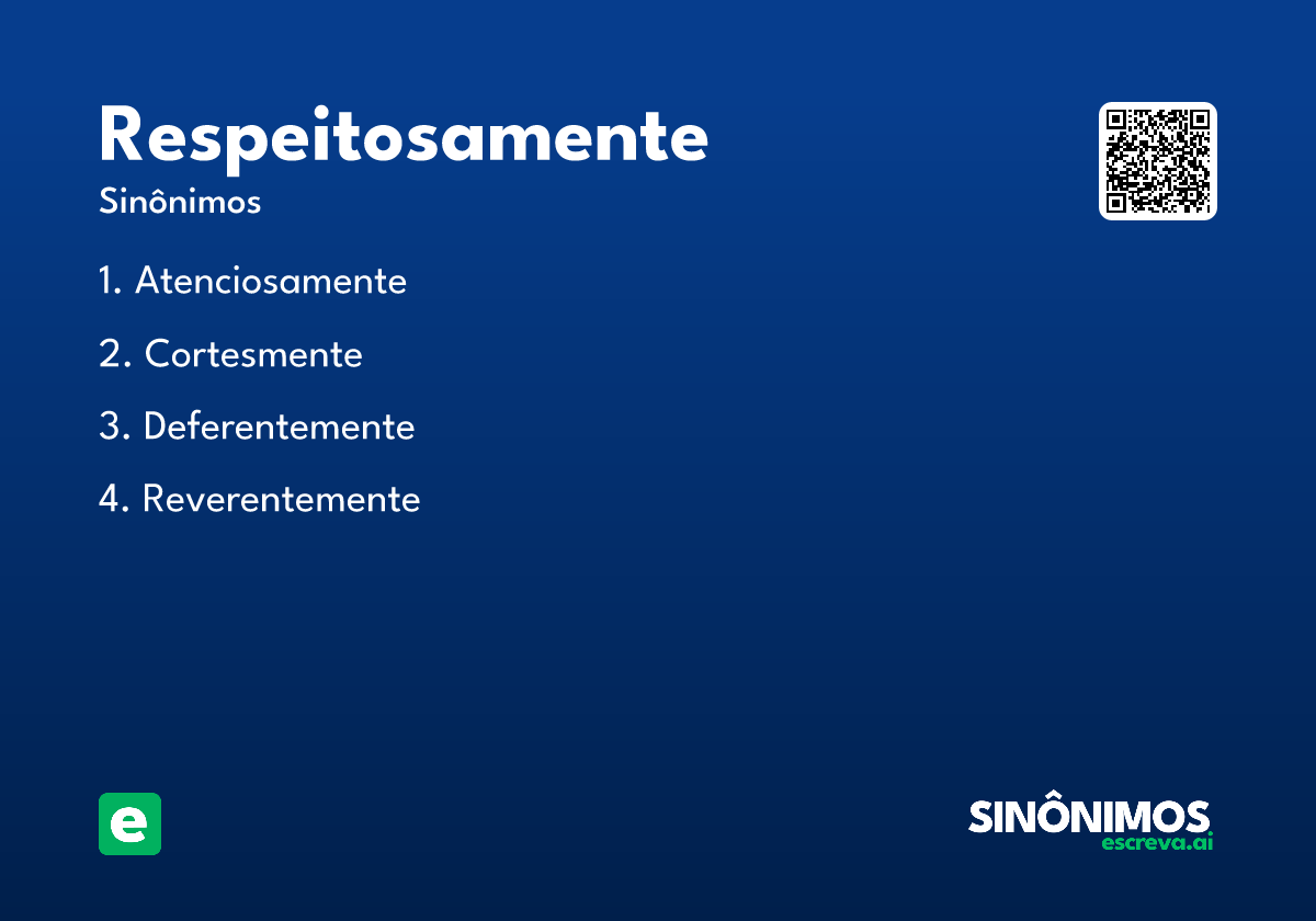 respeitosamente