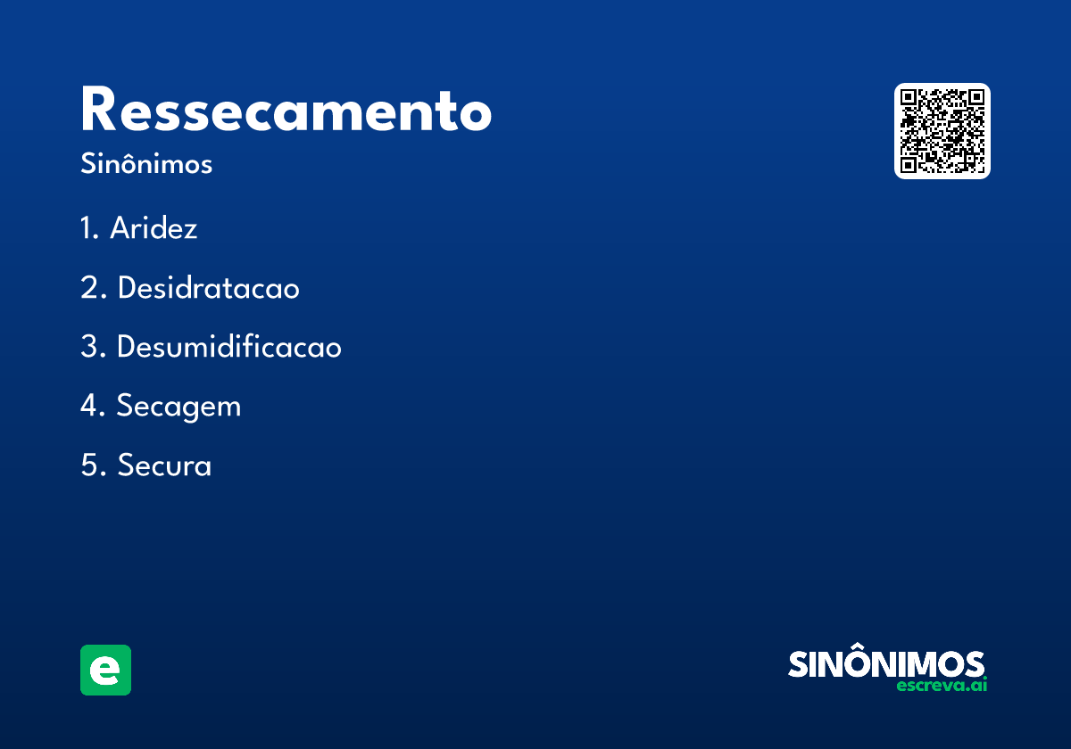 ressecamento